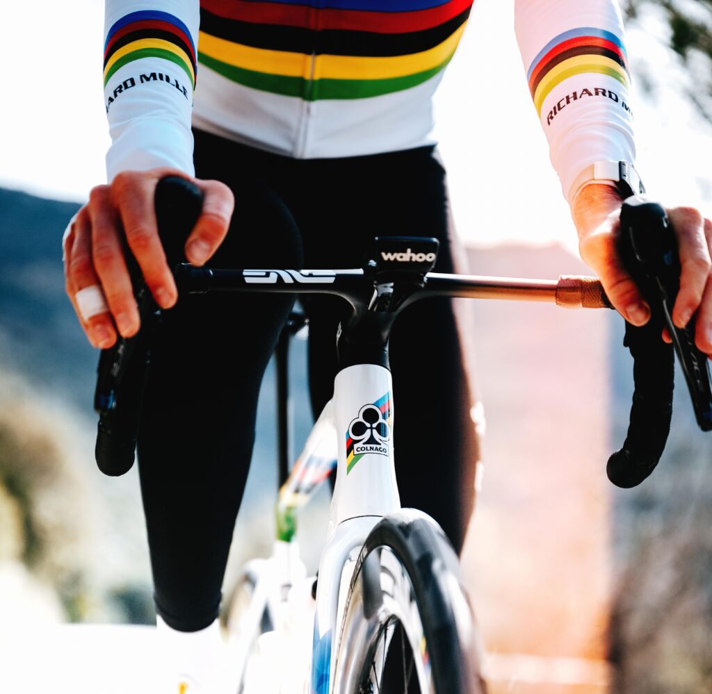 Colnago V5Rs action shot